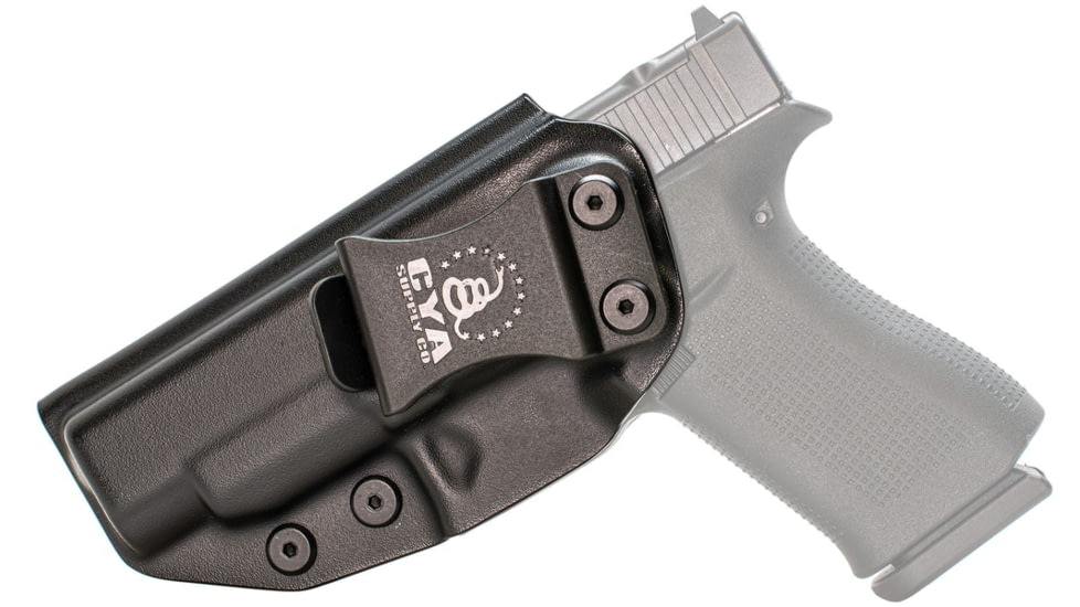 CYA Supply Co. Inside the Waistband Holster, Glock, 48, 48 MOS, Left Hand, Black, IWB0154