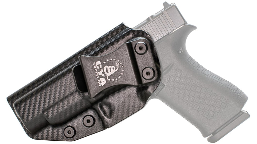 CYA Supply Co. Inside the Waistband Holster, Glock, 48, 48 MOS, Left Hand, Carbon Fiber, IWB0158