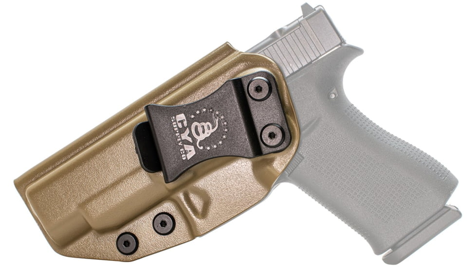CYA Supply Co. Inside the Waistband Holster, Glock, 48, 48 MOS, Left Hand, Flat Dark Earth, IWB0156