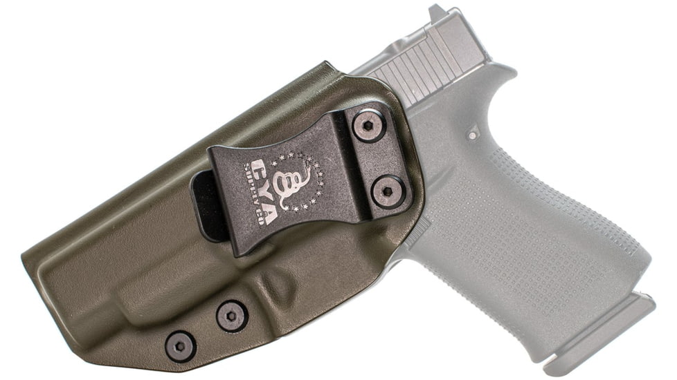 CYA Supply Co. Inside the Waistband Holster, Glock, 48, 48 MOS, Left Hand, Olive Drab, IWB0306