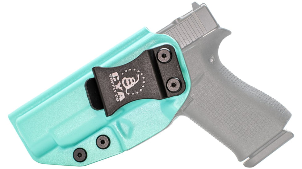 CYA Supply Co. Inside the Waistband Holster, Glock, 48, 48 MOS, Left Hand, Teal Blue, IWB0160