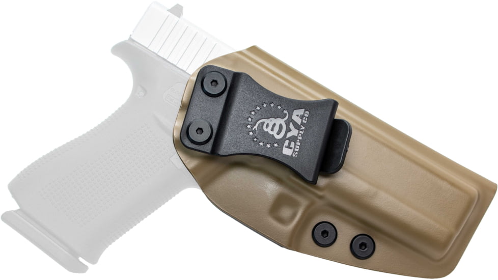 CYA Supply Co. Inside the Waistband Holster, Glock, 48, Right Hand, Flat Dark Earth, IWB0155