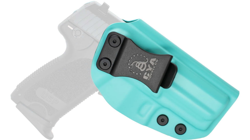 CYA Supply Co. Inside the Waistband Holster, HK, USP Compact, Right Hand, Teal Blue, IWB0387