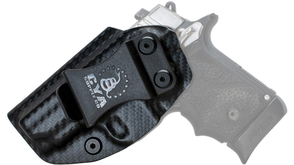 CYA Supply Co. Inside the Waistband Holster, Sig Sauer, P238, Left Hand, Carbon Fiber, IWB0114