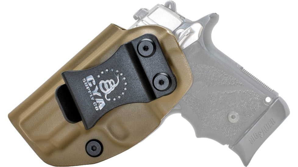 CYA Supply Co. Inside the Waistband Holster, Sig Sauer, P238, Left Hand, Flat Dark Earth, IWB0112