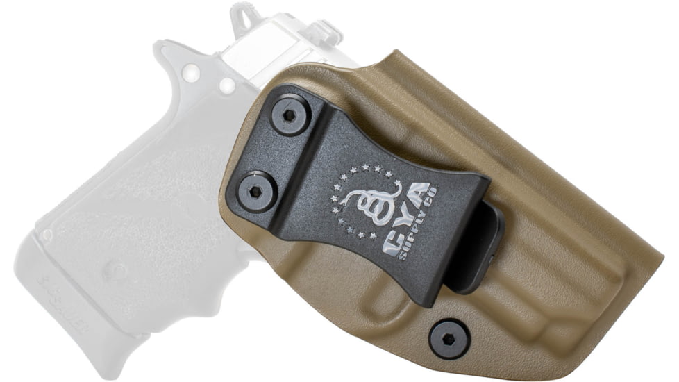 CYA Supply Co. Inside the Waistband Holster, Sig Sauer, P238, Right Hand, Flat Dark Earth, IWB0111