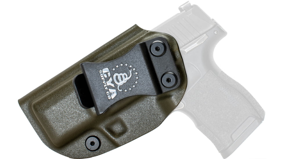 CYA Supply Co. Inside the Waistband Holster, Sig Sauer, P365, Left Hand, Olive Drab, IWB0312