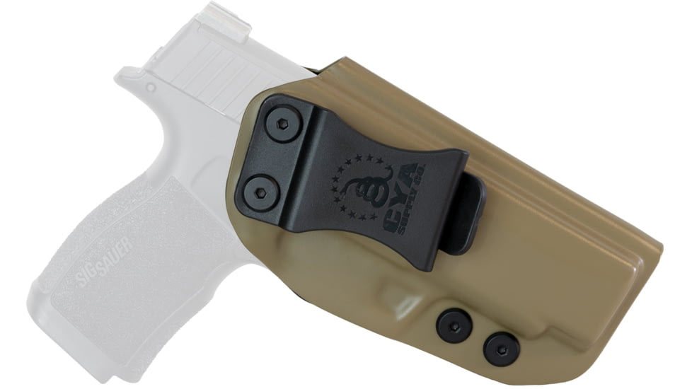 CYA Supply Co. Inside the Waistband Holster, Sig Sauer, P365XL, Right Hand, Flat Dark Earth, IWB0195