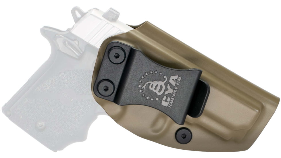 CYA Supply Co. Inside the Waistband Holster, Sig Sauer, P938, Right Hand, Flat Dark Earth, IWB0373