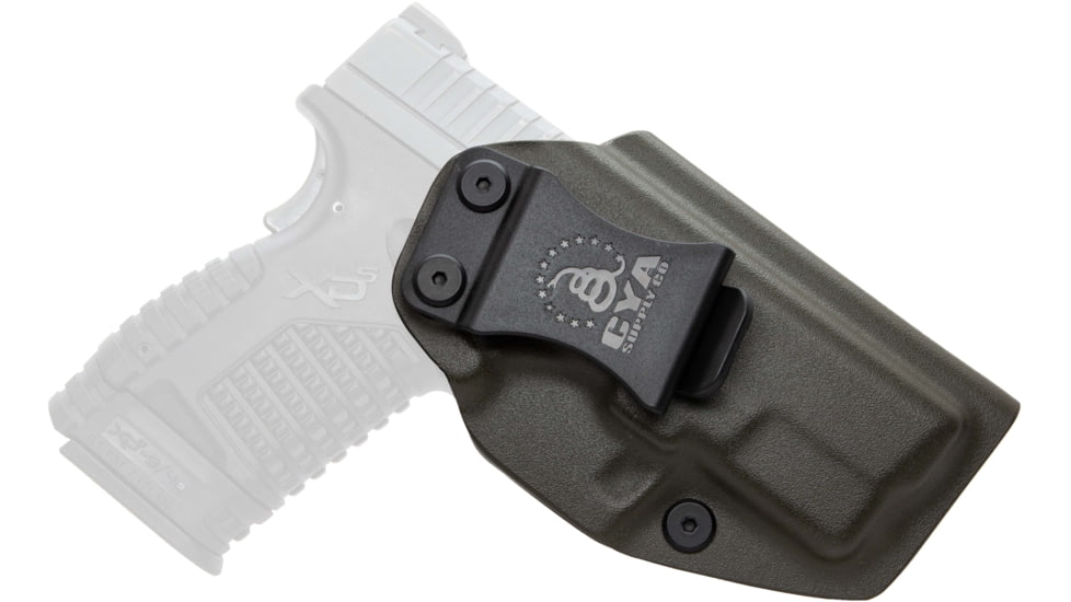 CYA Supply Co. Inside the Waistband Holster, Springfield, XD-S &amp; XD-S MOD.2-9/40, Right Hand, Olive Drab, IWB0277