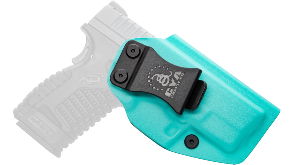 CYA Supply Co. Inside the Waistband Holster, Springfield, XD-S &amp; XD-S MOD.2-9/40, Right Hand, Teal Blue, IWB0241