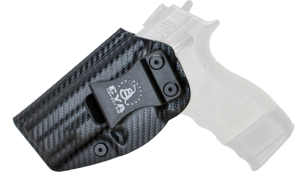 CYA Supply Co. Inside the Waistband Holster, Taurus, TH9 Compact , Left Hand, Carbon Fiber, IWB0108