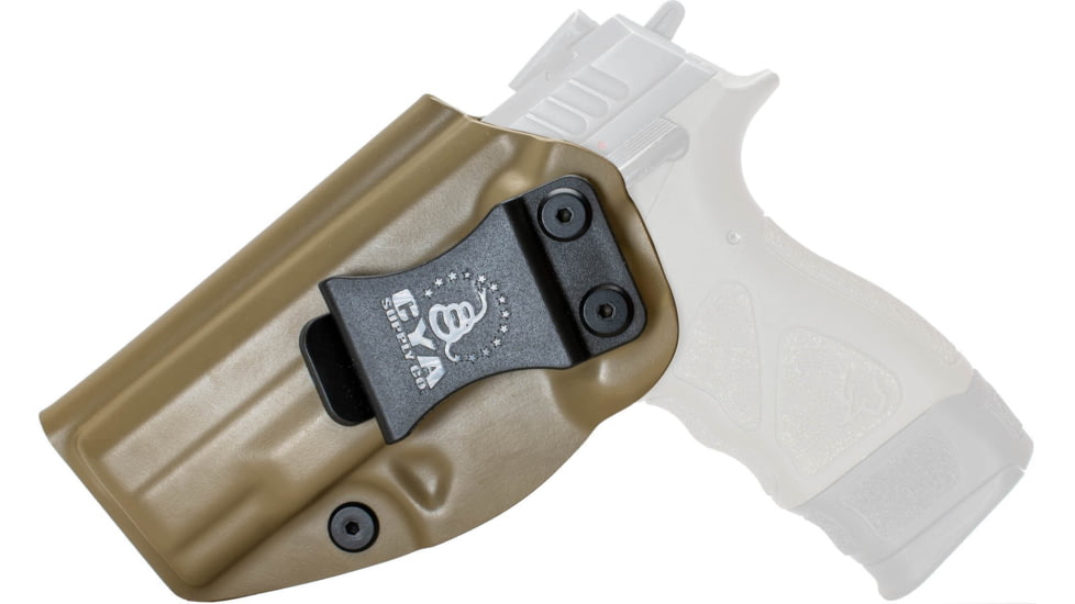 CYA Supply Co. Inside the Waistband Holster, Taurus, TH9 Compact , Left Hand, Flat Dark Earth, IWB0106