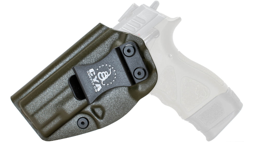 CYA Supply Co. Inside the Waistband Holster, Taurus, TH9 Compact , Left Hand, Olive Drab, IWB0292