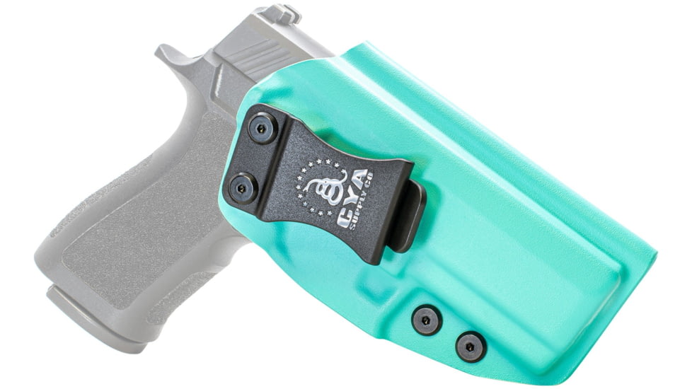 CYA Supply Co. IWB Holster, Sig Sauer, P320 X Carry, Right Hand Draw, Teal Blue, Small, IWB0547