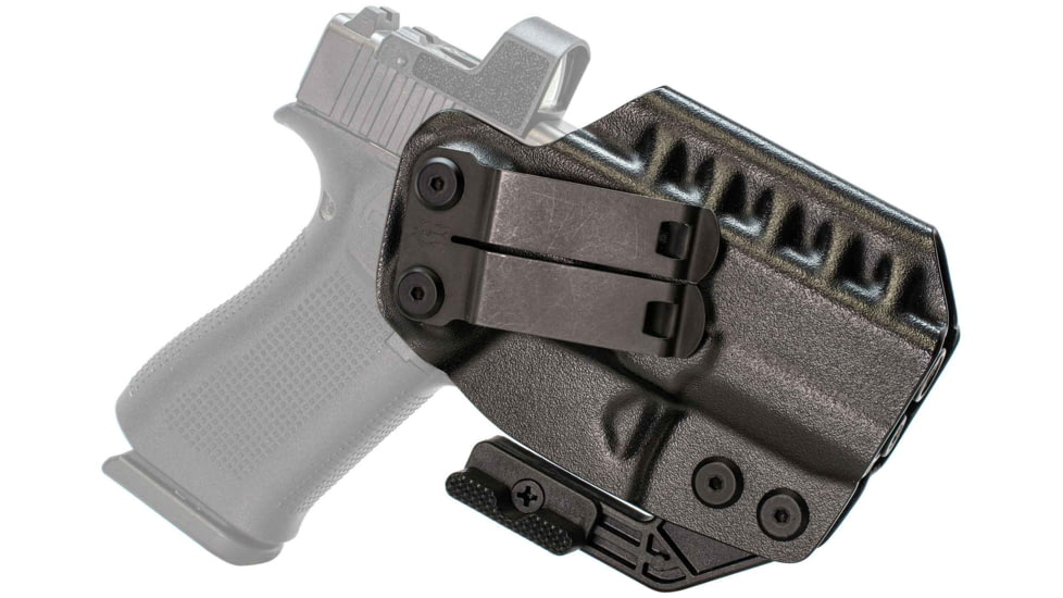CYA Supply Co. RIDGE Inside the Waistband Holster for Glock, 43/43X/43X MOS, Right Hand Draw, Black, Small, RDG0011