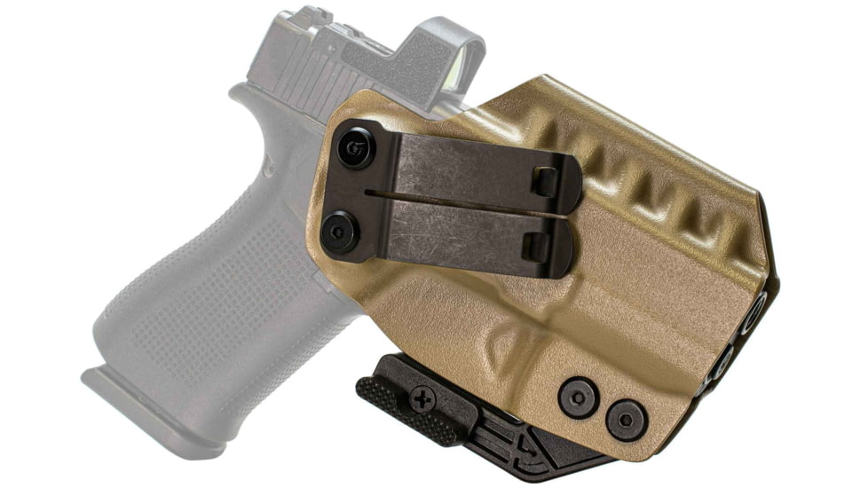 CYA Supply Co. RIDGE Inside the Waistband Holster for Glock, 43/43X/43X MOS, Right Hand Draw, Flat Dark Earth, Small, RDG0013
