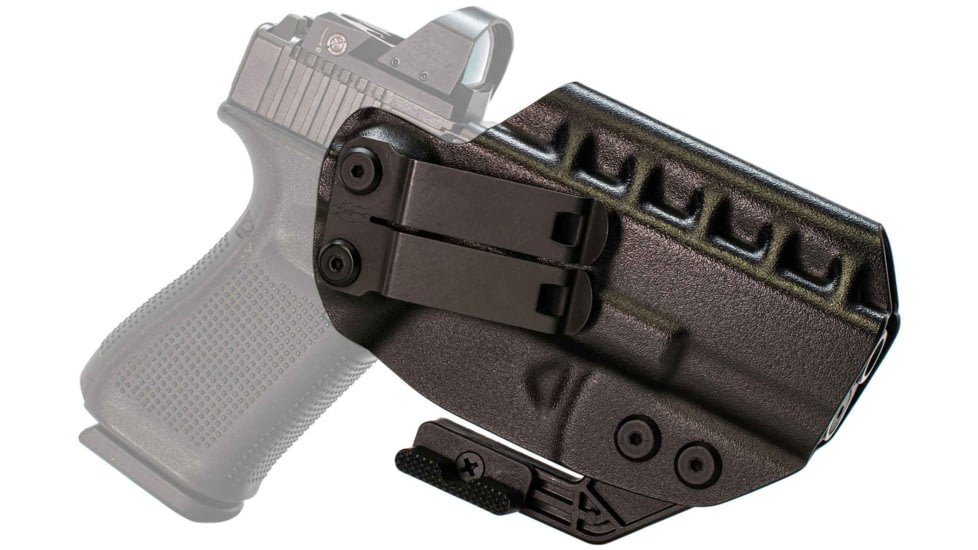 CYA Supply Co. RIDGE Inside the Waistband Holster for Glock, Glock 19 / 19X / 44 / 45 GEN 3-5 Glock 23 / 32 Gen 3-4, Right Hand Draw, Black, Small, RDG0021