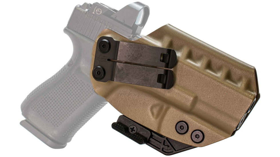 CYA Supply Co. RIDGE Inside the Waistband Holster for Glock, Glock 19 / 19X / 44 / 45 GEN 3-5 Glock 23 / 32 Gen 3-4, Right Hand Draw, Flat Dark Earth, Small, RDG0023