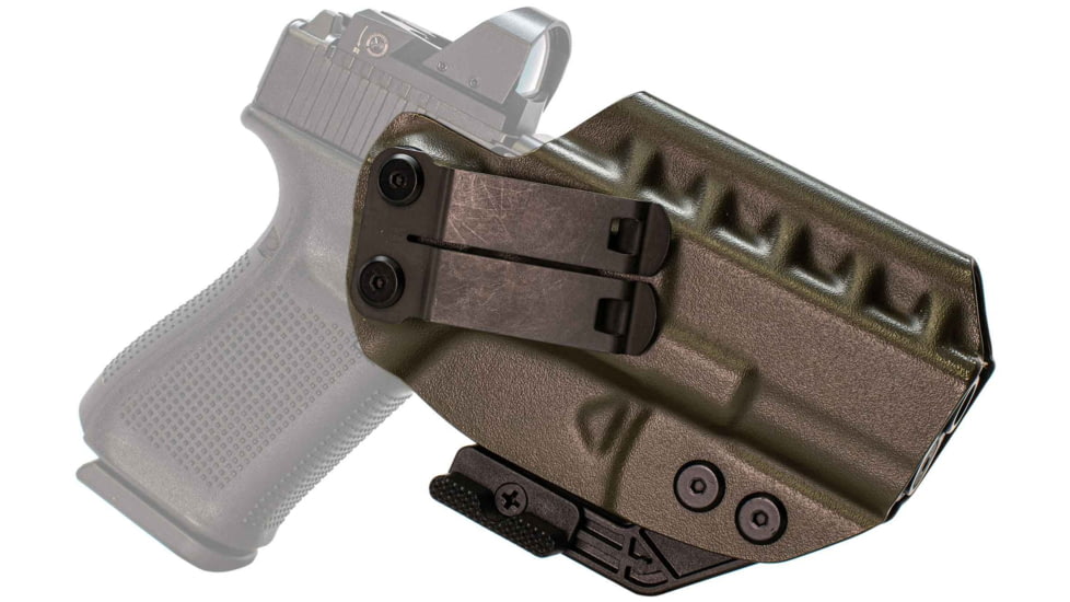 CYA Supply Co. RIDGE Inside the Waistband Holster for Glock, Glock 19 / 19X / 44 / 45 GEN 3-5 Glock 23 / 32 Gen 3-4, Right Hand Draw, Olive Drab, Small, RDG0029