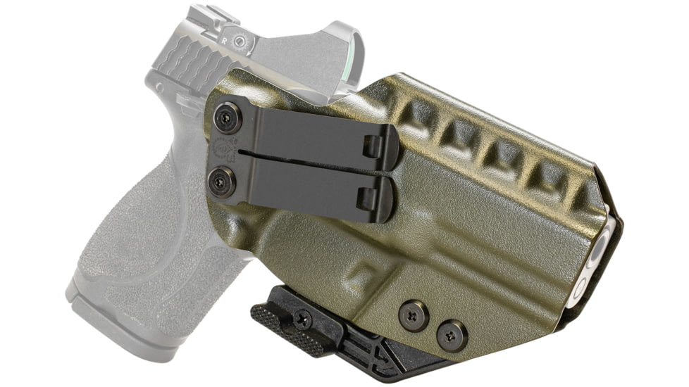 CYA Supply Co. RIDGE IWB Holster for Smith&amp;Wesson, M&amp;P M2.0 Compact 4in , Right Hand Draw, Olive Drab, Small, RDG0249