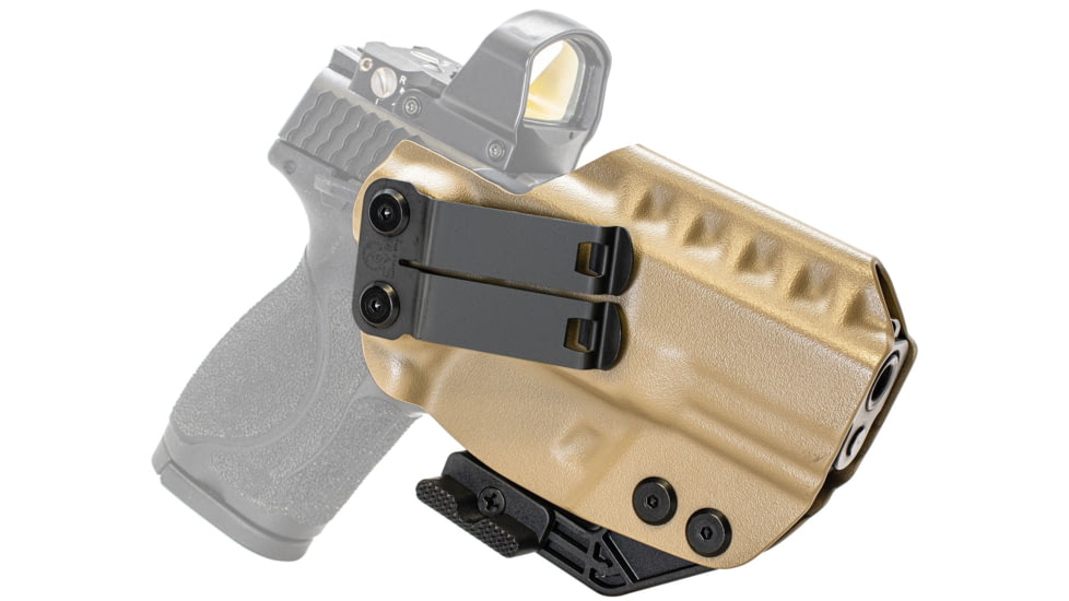 CYA Supply Co. RIDGE IWB Holster for Smith&amp;Wesson M&amp;P M2.0 Compact/Subcompact 3.6in , Right Hand Draw, Flat Dark Earth, Small, RDG0223