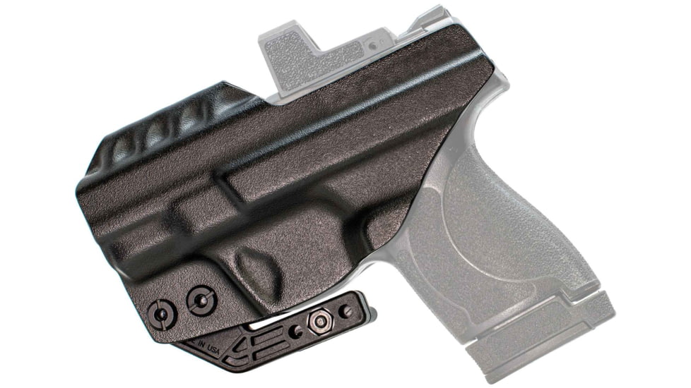 CYA Supply Co. RIDGE IWB Holster for Smith&amp;Wesson, M&amp;P Shield M2.0 &amp; M&amp;P Shield Plus 3.1in, Right Hand Draw, Black, Small, RDG0001