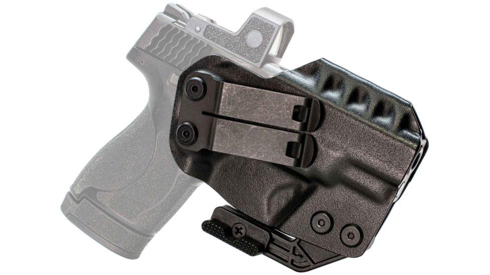 CYA Supply Co. RIDGE IWB Holster for Smith&amp;Wesson, M&amp;P Shield M2.0 &amp; M&amp;P Shield Plus 3.1in, Right Hand Draw, Black, Small, RDG0001