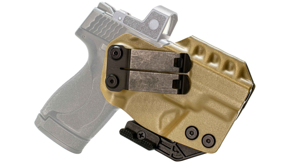 CYA Supply Co. RIDGE IWB Holster for Smith&amp;Wesson, M&amp;P Shield M2.0 &amp; M&amp;P Shield Plus 3.1in, Right Hand Draw, Flat Dark Earth, Small, RDG0003
