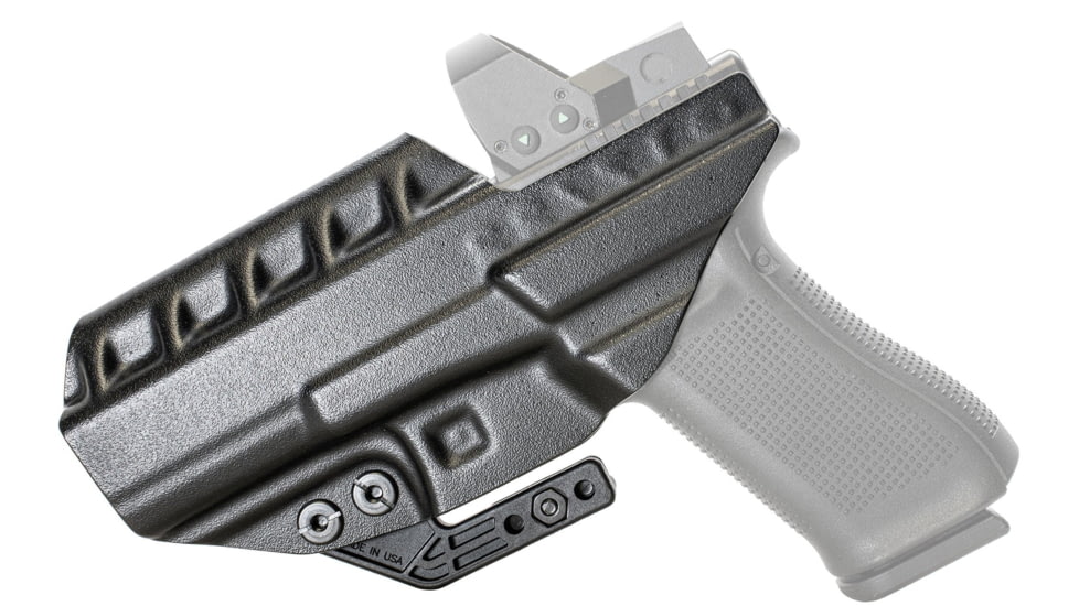 CYA Supply Co. RIDGE IWB Holster,Glock, Glock 17 GEN 3-5 Glock 22 / 31 Gen 3-4, Right Hand Draw, Black, Small, RDG0201