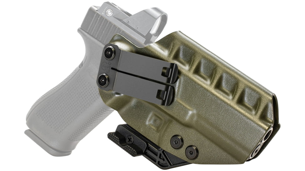 CYA Supply Co. RIDGE IWB Holster,Glock, Glock 17 GEN 3-5 Glock 22 / 31 Gen 3-4, Right Hand Draw, Olive Drab, Small, RDG0209