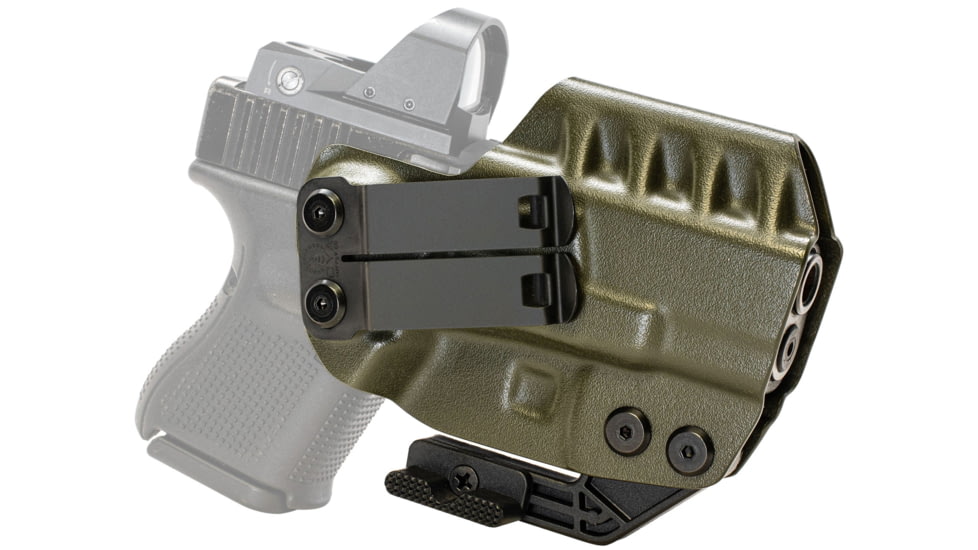 CYA Supply Co. RIDGE IWB Holster,Glock, Glock 26 Gen 3-5 Glock 27 / 33 Gen 3-4, Right Hand Draw, Olive Drab, Small, RDG0189