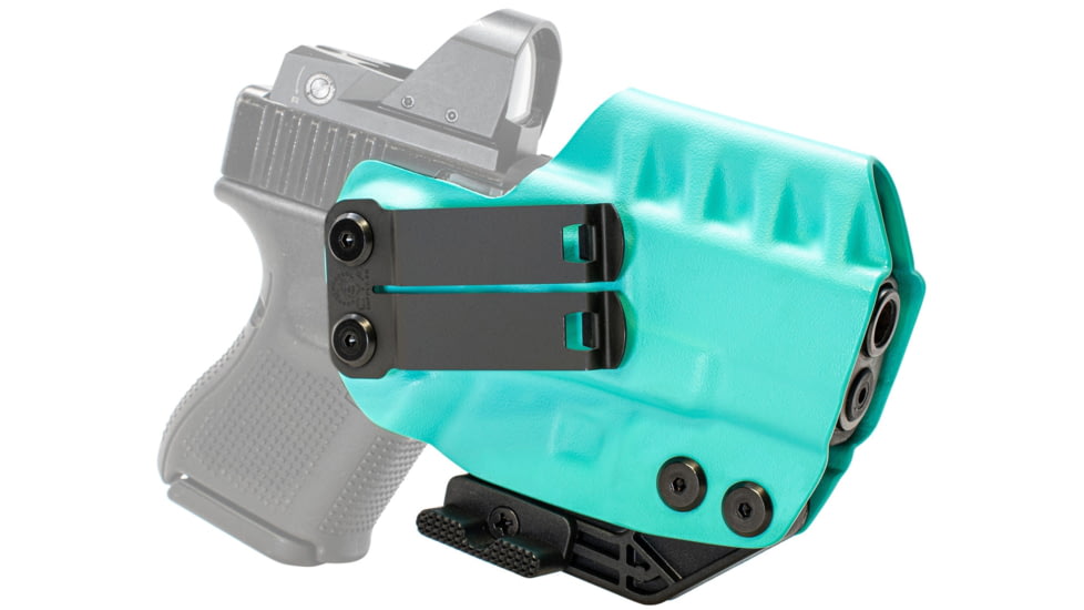 CYA Supply Co. RIDGE IWB Holster,Glock, Glock 26 Gen 3-5 Glock 27 / 33 Gen 3-4, Right Hand Draw, Teal Blue, Small, RDG0187