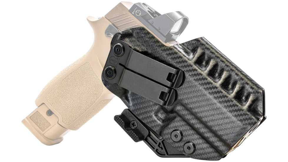 CYA Supply Co. RIDGE IWB Holster, Sig Sauer, P320 Compact/Carry &amp; M18, Right Hand Draw, Carbon Fiber, Small, RDG0105
