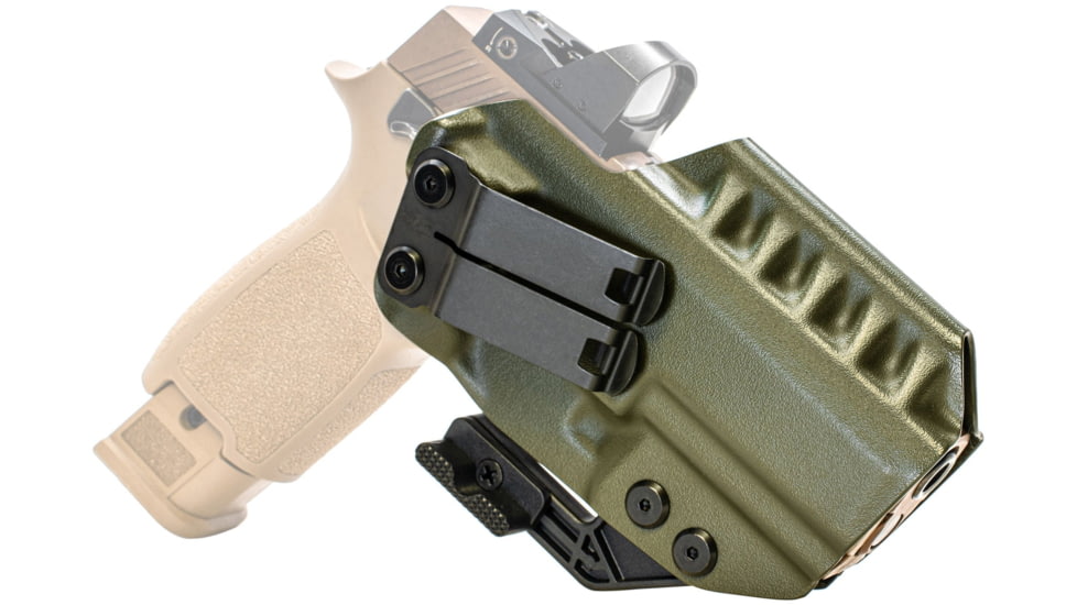 CYA Supply Co. RIDGE IWB Holster, Sig Sauer, P320 Compact/Carry &amp; M18, Right Hand Draw, Olive Drab, Small, RDG0109