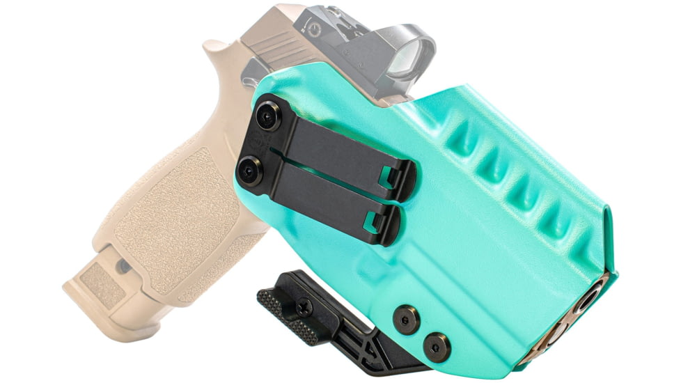 CYA Supply Co. RIDGE IWB Holster, Sig Sauer, P320 Compact/Carry &amp; M18, Right Hand Draw, Teal Blue, Small, RDG0107