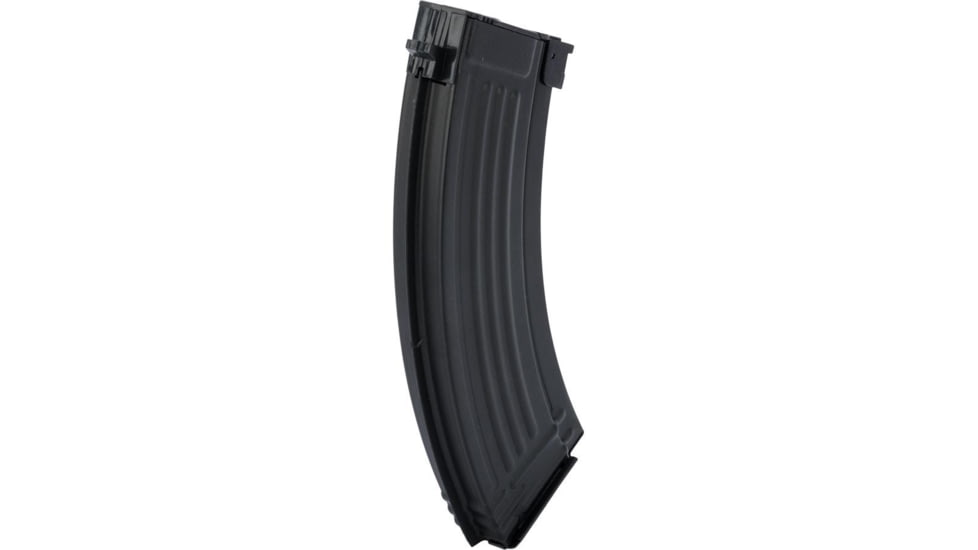 Cybergun / Spartan Military &amp; Law Enforcement Kalashnikov Licensed Hi-Cap Magazine for AK Series Airsoft AEG Rifle, 600rd, AK47-Style, Black, Small, 125003