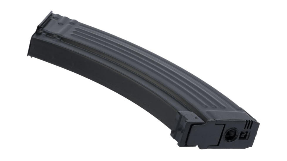 Cybergun / Spartan Military &amp; Law Enforcement Kalashnikov Licensed Hi-Cap Magazine for AK Series Airsoft AEG Rifle, 600rd, AK47-Style, Black, Small, 125003