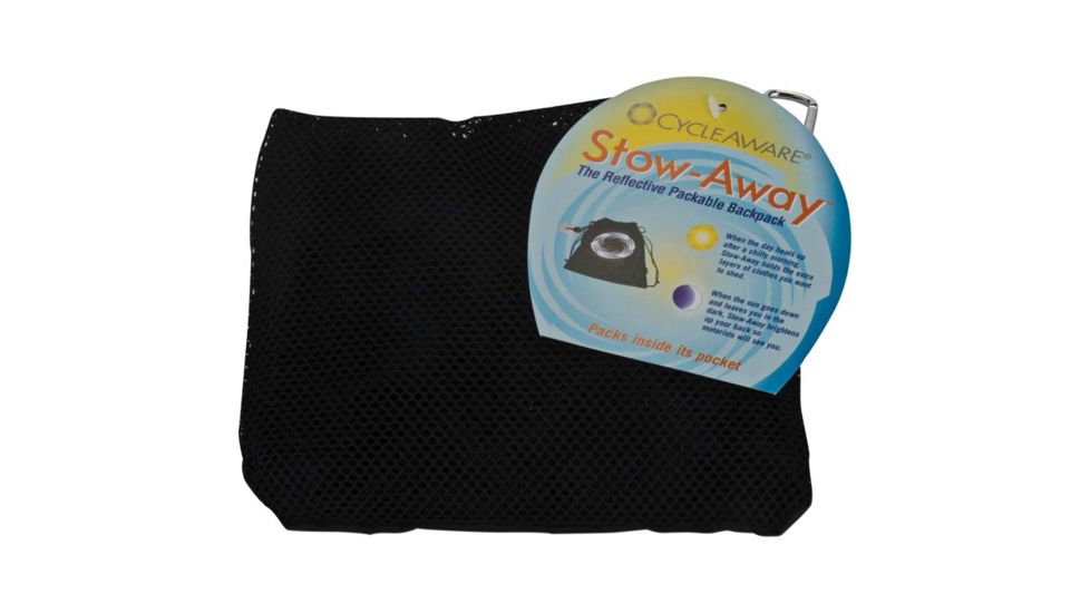 Cycleaware Stow-away Reflec Packable Blk 01-8000BLK