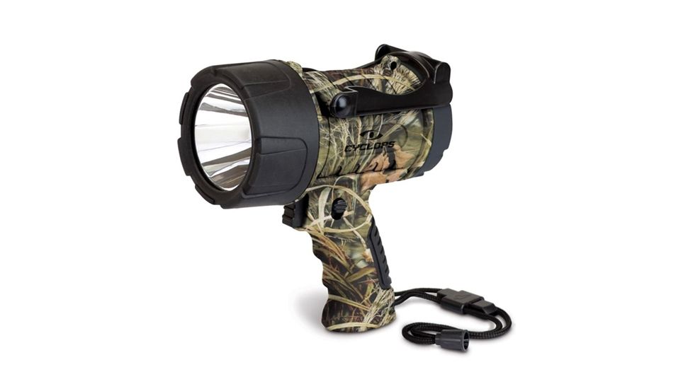 Cyclops 350 Lumen Handheld Waterproof Spotlight, Uses 3 x AA, Real Tree MAX 5 Camo CYC-350WPAA-RT