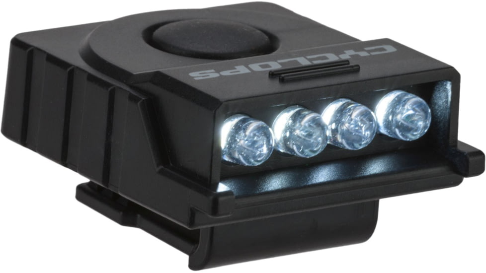 Cyclops Black Hat Clip White LED Headlamp, Black, CYC-HCBLK-W