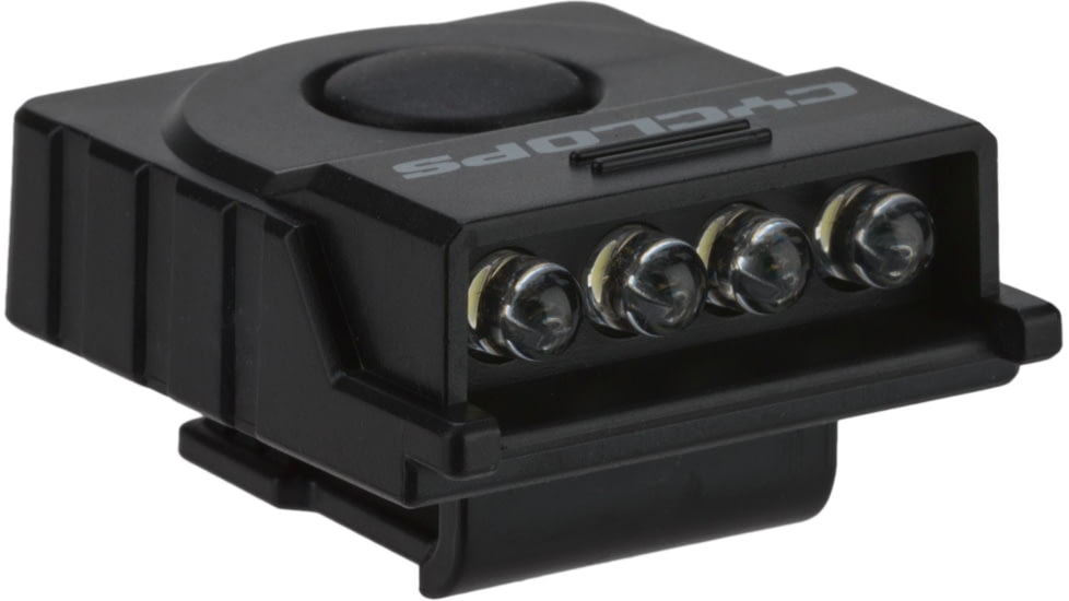 Cyclops Hat Clip Light Blue LED Headlamp, Black, CYC-HCBLK-BL