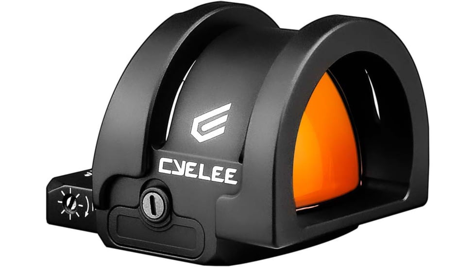 Cyelee Optics BULL PRO Reflex Red Dot Sight, 1x34.5x26mm, 3 MOA Dot, Black, X003XV5CCZ
