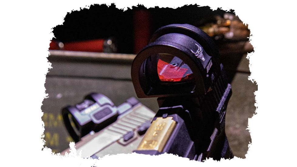 Cyelee Optics BULL PRO Reflex Red Dot Sight, 1x34.5x26mm, 3 MOA Dot, Black, X003XV5CCZ