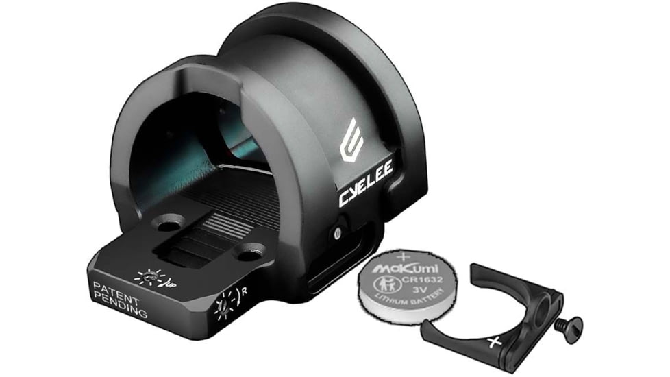 Cyelee Optics BULL PRO Reflex Red Dot Sight, 1x34.5x26mm, 3 MOA Dot, Black, X003XV5CCZ