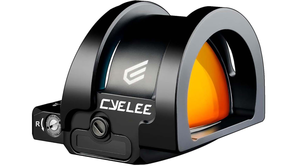 Cyelee Optics BULL X PRO Reflex Red Dot Sight, 1x34.5x26mm, 2 MOA Dot/26 MOA Circle, Black, X003ZQ2KW3
