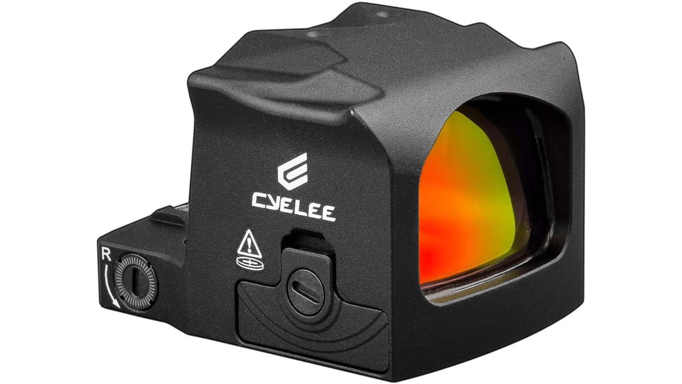 Cyelee Optics CAT EDG Reflex Red Dot Sight, 1x23x16mm, 3 MOA Dot, Black, CO-CAT-EDG