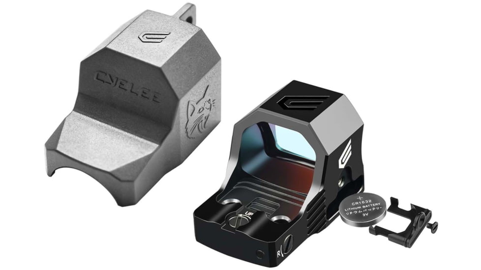 Cyelee Optics CAT SRS6 PRO Reflex Red Dot Sight, 1x21x16.5mm, 6 MOA Dot, Black, X004OOZL3Z