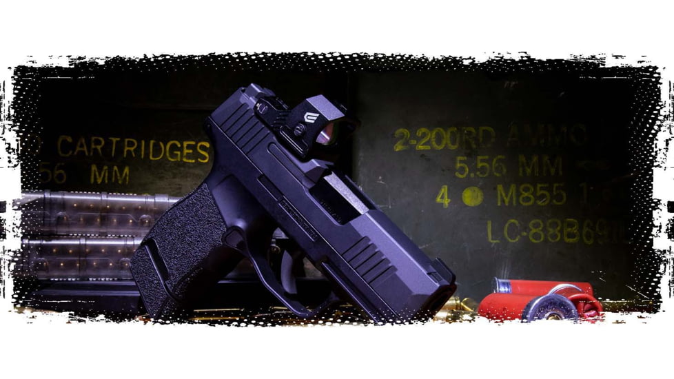 Cyelee Optics CAT X PRO Reflex Red Dot Sight, 1x21x16.5mm, 3 MOA Dot/30 MOA Circle, Black, X003ZVATAX