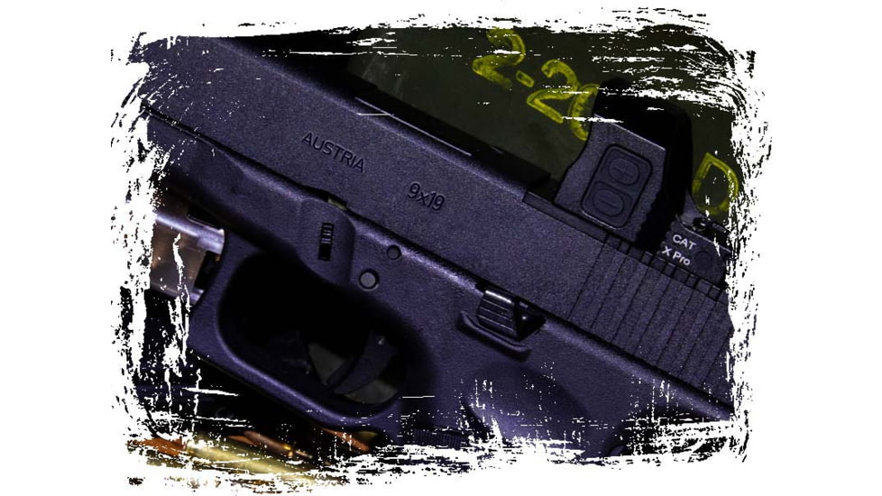 Cyelee Optics CAT X PRO Reflex Red Dot Sight, 1x21x16.5mm, 3 MOA Dot/30 MOA Circle, Black, X003ZVATAX